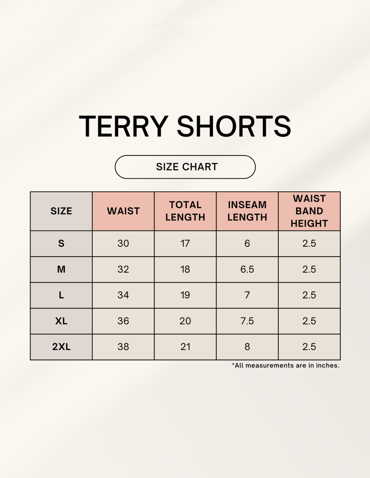 1745038382sizechart.png The Structural Terry Short