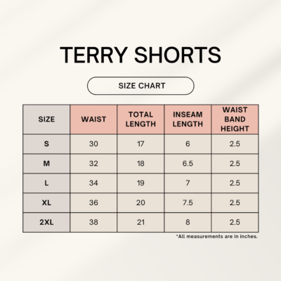 1745038382sizechart.png The Structural Terry Short