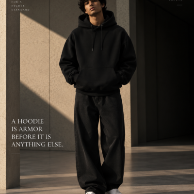 UH24_black_1 The Heavyweight Brushed Hoodie