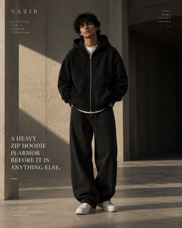 UH38_black_1 The Heavyweight Zip Hoodie
